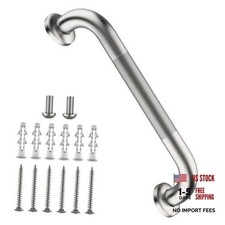 Shower Grab Bar  Bathroom Grab Bar w/Anti-Slip Knurled 12 Inch Brushed Nickel Bathtub & Toilet Grab Bars price
