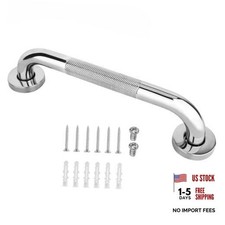Grab Bars for Shower, 12-Inch Anti Slip Shower Handles for Elderly, Silver Bathtub & Toilet Grab Bars price