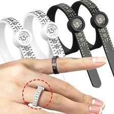 Ring Sizer Measuring Set 1-17 Finger Size Measuring tape with Magnifying Glass Magnifying Glass price