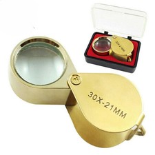 NEW 30X Jewelers Loupe Magnifier Jewelry Coin Loop Magnifying Glass Eye Pocket Magnifying Glass price