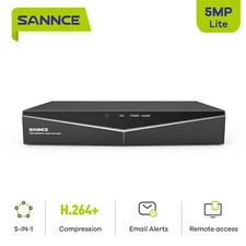 SANNCE 5IN1 HD 5MP 8CH DVR CCTV Video Recorder for Security Camera System H.264+ Security System Recorder price