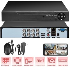 4/8 Channel H.265 5-in-1 DVR HD 1080P DVR Recorder for Security Camera System Security System Recorder price
