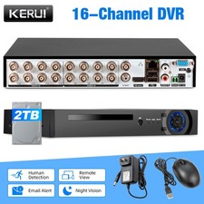 16CH CCTV Security Digital Recorder Low Bitrate H.265 Storage With 2TB Hard Disk Security System Recorder price