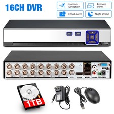 Full HD 16 Channel 5-in-1 Surveillance DVR With 1TB Hard Disk For Home Cameras Security System Recorder price