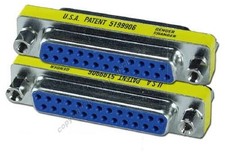DB25pin Female-F Parallel/Serial RS232 Mini Gender Changer/Coupler Cable Adapter Serial & Parallel Cable price