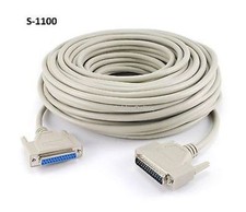 100ft DB25 Multi Purp RS-232 Serial/Parallel M/F Straight-Thru Extension Cable Serial & Parallel Cable price