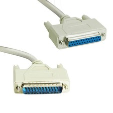 6 FT DB25 25 Pin Male To Female Serial Parallel Printer Extension Cable Cord Serial & Parallel Cable price