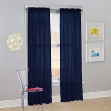 Decotex Set of 2 Sheer Voile Transparent Window Treatment Curtain Panel Drapes Sheer Curtain price