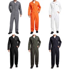 HISEA Men's Long Sleeve Coverall Workwear Jumpsuit Boilersuit Anti-Stain&Wrinkle Men's Jumpsuit price