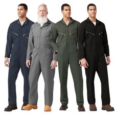 Dickies D48799 Mens Deluxe Blended Long Sleeve Coveralls Jumpsuit Uniform - New Men's Jumpsuit price
