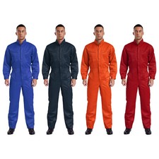 US Men's Cotton Work Coveralls Long Sleeve Dustproof Multiple Pockets Romper Men's Jumpsuit price