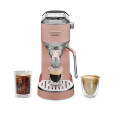 New DeLonghi Dedica Duo Espresso & Cold Brew Machine w/ Milk Frother - Rose Built-in Coffee Machine price