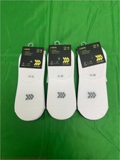 LOT OF 3 Women's 2pk Liner Socks - White/Black 4-10 *SEE DEAL!!!* Women's Socks Set price
