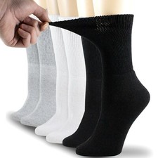 For Womens Non Binding Top Physician Approved Circulation Diabetic Crew Socks Women's Socks Set price