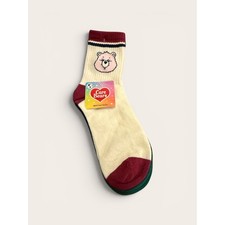 Care Bears 2 Pack Womens Mid Crew Socks Navy Cream Shoe Size 4-10 NWT Women's Socks Set price