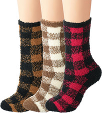 Fuzzy Socks Women - Winter House Slipper Sock - Cozy Thick Warm Sleeping Gifts f Women's Socks Set price