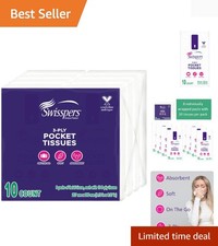 Luxury 80-Pack of 3-Ply White Facial Tissues - Perfect for Travel & Daily Use Tissue price