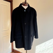 Valente Men's 3/4 Coat Wool Blend Designer Jacket Size 55 IT 46 US Made in Italy Men's Trench Coat price