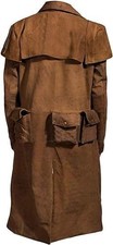 Men's New Cowboy Western Long Duster Coats, Vegas Cotton Trench Coat Men Cosplay Men's Trench Coat price