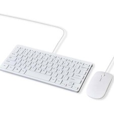 Wired Keyboard and Mouse Combo Slim & Quiet 11.25 inch, USB Connection, Compact Keyboard - Mouse price
