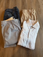 Boy / Young Man Clothes Bundle - 3 Pants & Dress Shirt Boys' Clothing Set price
