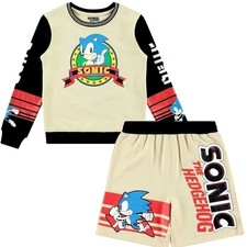 Boys Sonic The Hedgehog Sweatshirt and Shorts Clothing Set- Little and Big... Boys' Clothing Set price