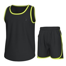 Essenclo Boys Clothing Set Athletic Shorts & Sleeveless Shirt Size 3-16 (2 Pcs) Boys' Clothing Set price