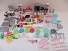 18" Doll Kitchen Food Dishes Appliances Toy Lot Toy Bundle Electric Kitchen Appliances Dowry Sets price