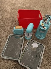 Kids Toy Kitchen Appliance Set Teal Coffee Maker Stand Mixer Blender Bundle Electric Kitchen Appliances Dowry Sets price