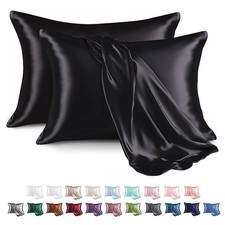 2 Pack Silk Satin Pillowcases for Hair and Skin, Silky Soft & Luxurious Bedding Pillowcase price