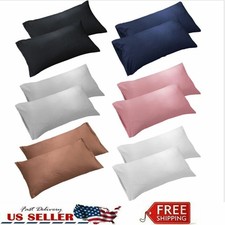 1/2PCS 1800D Pillow Case Set Queen (standard) or King Pillowcase Pillow Cases US Pillowcase price