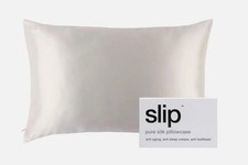 Slip Pure Silk Pillowcase - Queen - White - (20" x 30") - BRAND NEW Pillowcase price