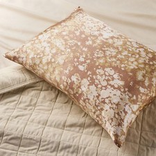 Standard Solid Silk Pillowcase Blush Pink Impressionist Print - Casaluna Pillowcase price