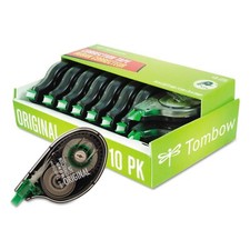 10 Pack White Correction Tape Ergonomic Side Action Applicator No Mess Instan... Correction Tape price