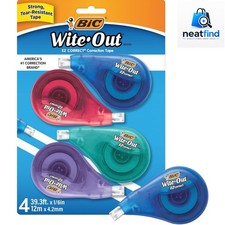 BIC EZ Correct Correction Tape, School Supplies for Students and Teachers, Ap... Correction Tape price