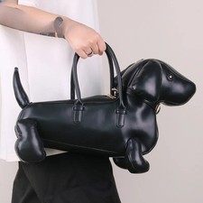 Women Fashion Cute Dachshund PU Soft Leather Shoulder Messenger Bag Unisex Messenger Bag price