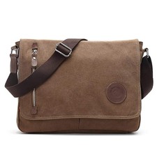 Unisex Messenger Bag Casual Canvas Bag Shoulder Sling Bag Satchel Messenger B... Unisex Messenger Bag price