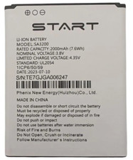START SA3200 LI-ION OEM Battery For Consumer Cellular IRIS Flip Phone - New Mobile Phone Battery price