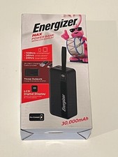 Energizer 30,000 mAh Max 15W UE30035C Power Bank Portable Charger w/ LCD Mobile Phone Battery price