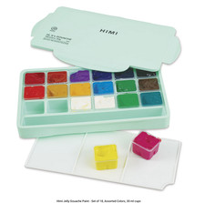 HIMI Gouache Paints Set 18 Colors 30g jelly gouache paint set Non Toxic Gouache Paint price