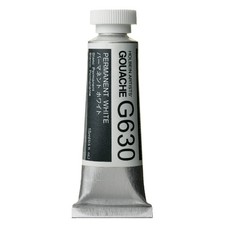Holbein Artists' Gouache 15 ml Tube - Permanent White Gouache Paint price