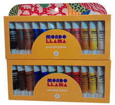 2x Gouache Paint Tubes Mondo Llama 12 count .4 oz Art School Supplies Gouache Paint price
