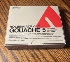HOLBEIN ACRYLIC GOUACHE 5 COLOR SET A 20ml D991 Gouache Paint price