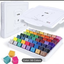 HIMI Gouache Paint Set 56 Colors Non Toxic Paints NEW Shipping Included Gouache Paint price