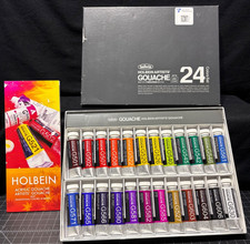 HOLBEIN Gouache Professional Paint set, 24 Piece Artists’ Set - Water-based Gouache Paint price