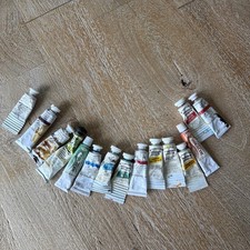 gouache paint lot Of 15 Hard In The Tube, But Can Be Reconstituted! See Descript Gouache Paint price