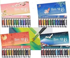 Holbein Irodori Gouache Paint Tubes 15ml - Choose 12 Color Season or 48 Full Set Gouache Paint price