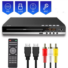 1080p DVD Player All Region Free DVD CD USB Player with HD+RCA Output US C7N0 DVD & Blu-Ray Players price