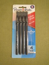Paper Mate EraserMate Erasable Pens, 4-pack, Medium Point (1.0mm), Black Erasable Pen price