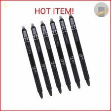 MOZXIRZ 6 Pcs Erasable Gel Ink Pens Retractable Pens 0.5mm Fine Point Black Ink Erasable Pen price